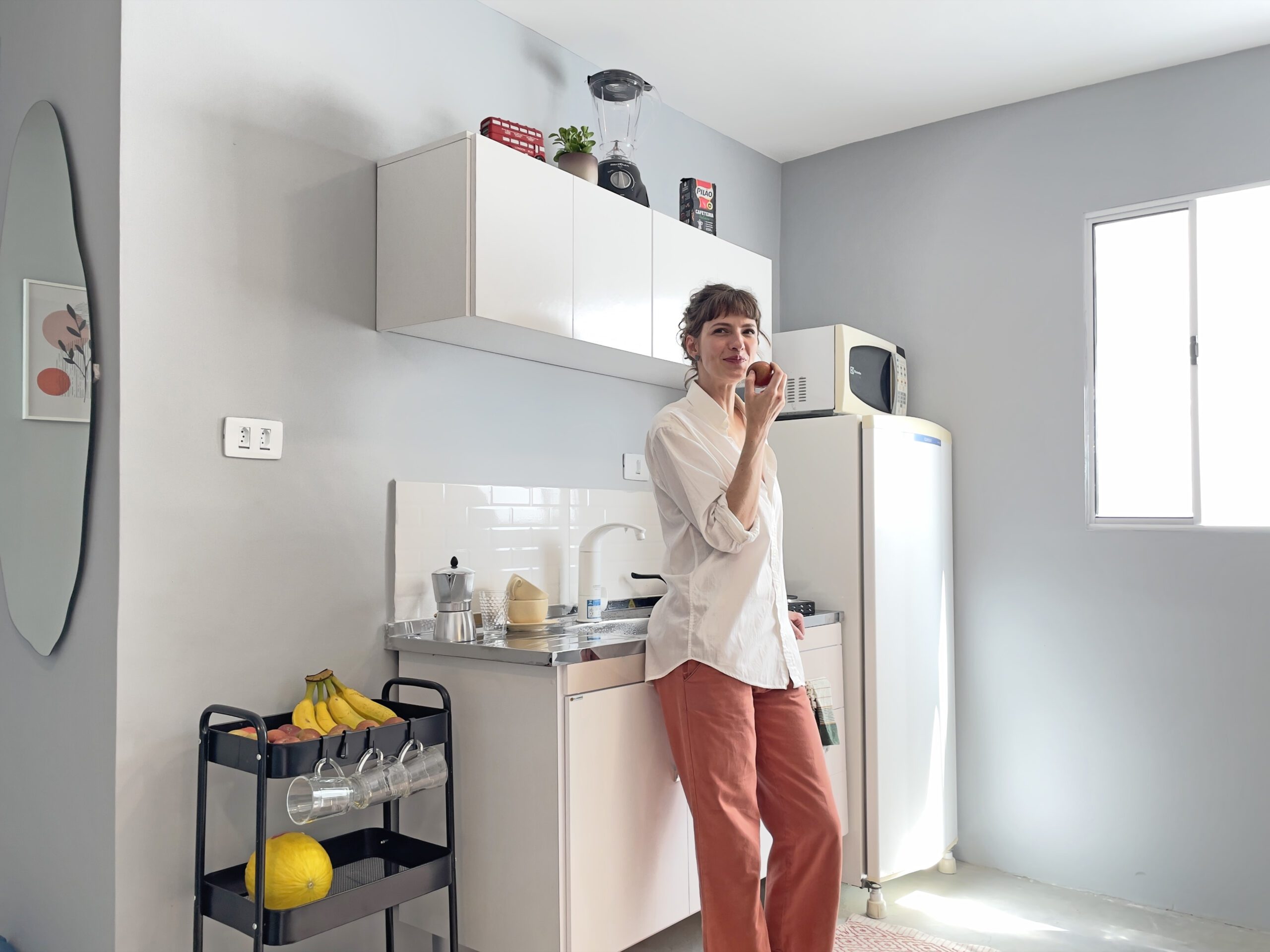 Cozinha kitnet mobiliada Residencial Berlin, Liberdade SP 2