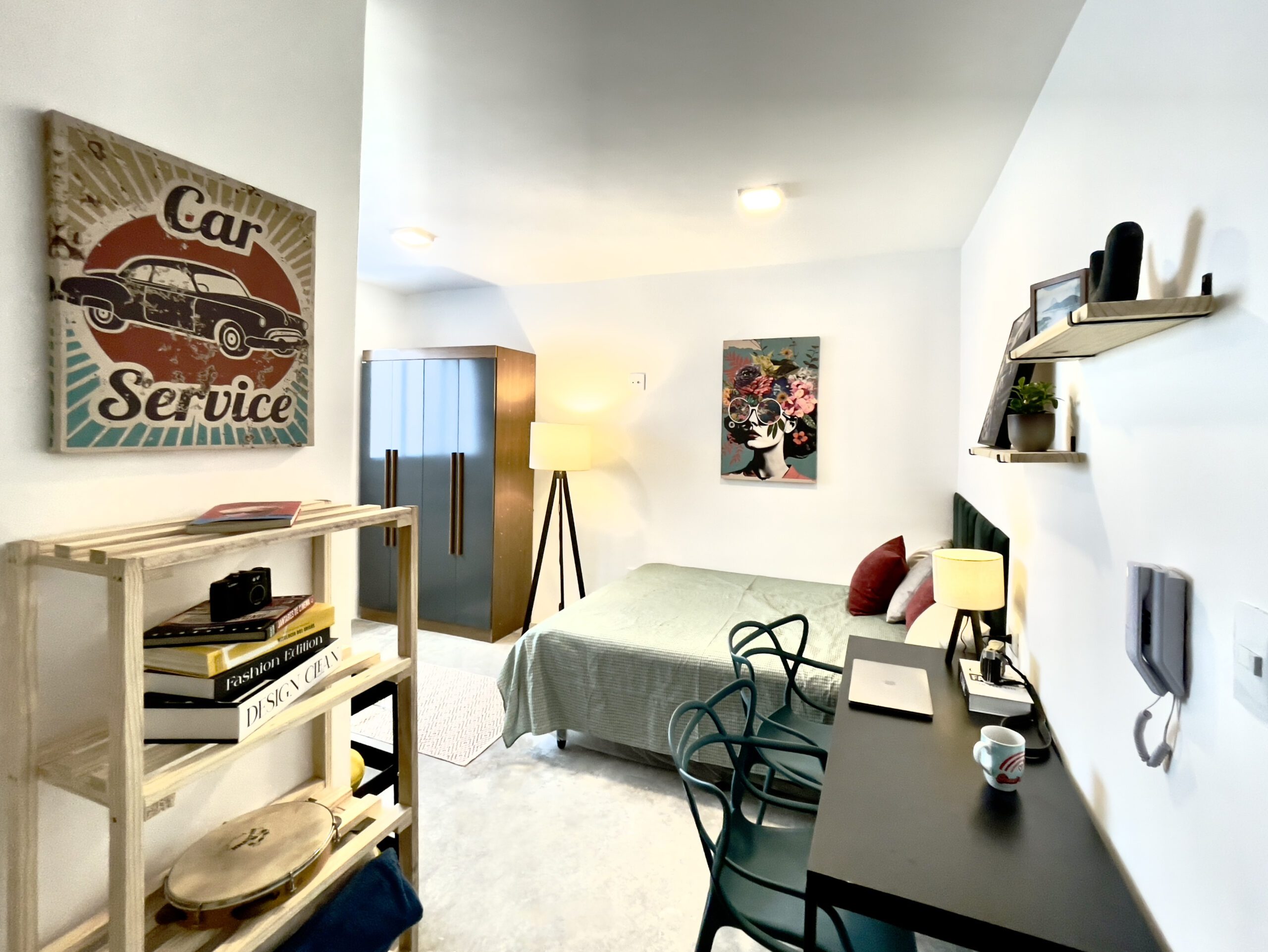 Quarto kitnet mobiliada Residencial Berlin, Liberdade SP 2